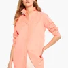 Discount NIC+ZOE Summer Day Shirt Electric Coral