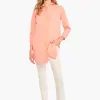 Store NIC+ZOE Summer Day Shirt Electric Coral