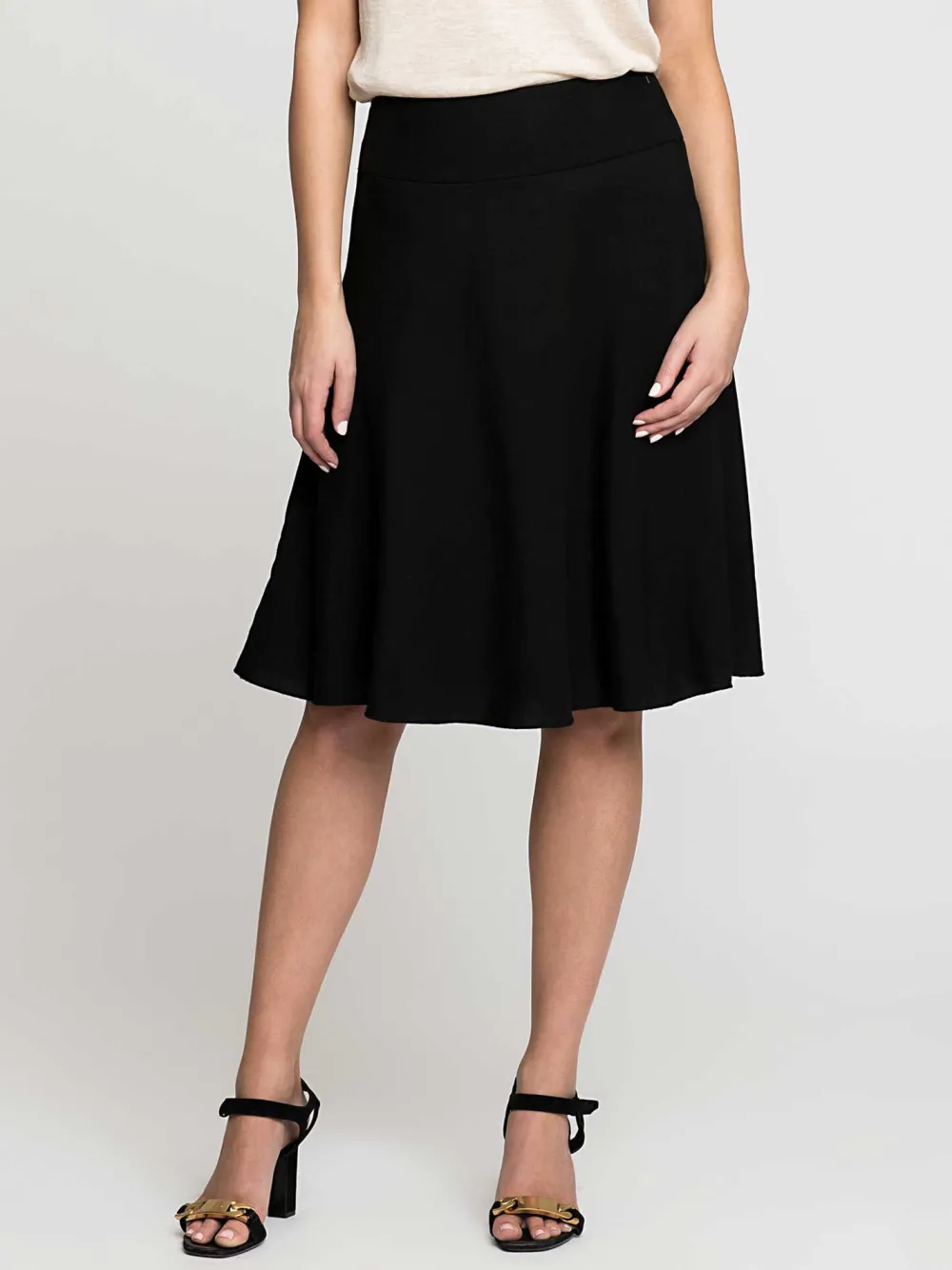 Best Sale NIC+ZOE Summer Fling Flirt Skirt Black Onyx
