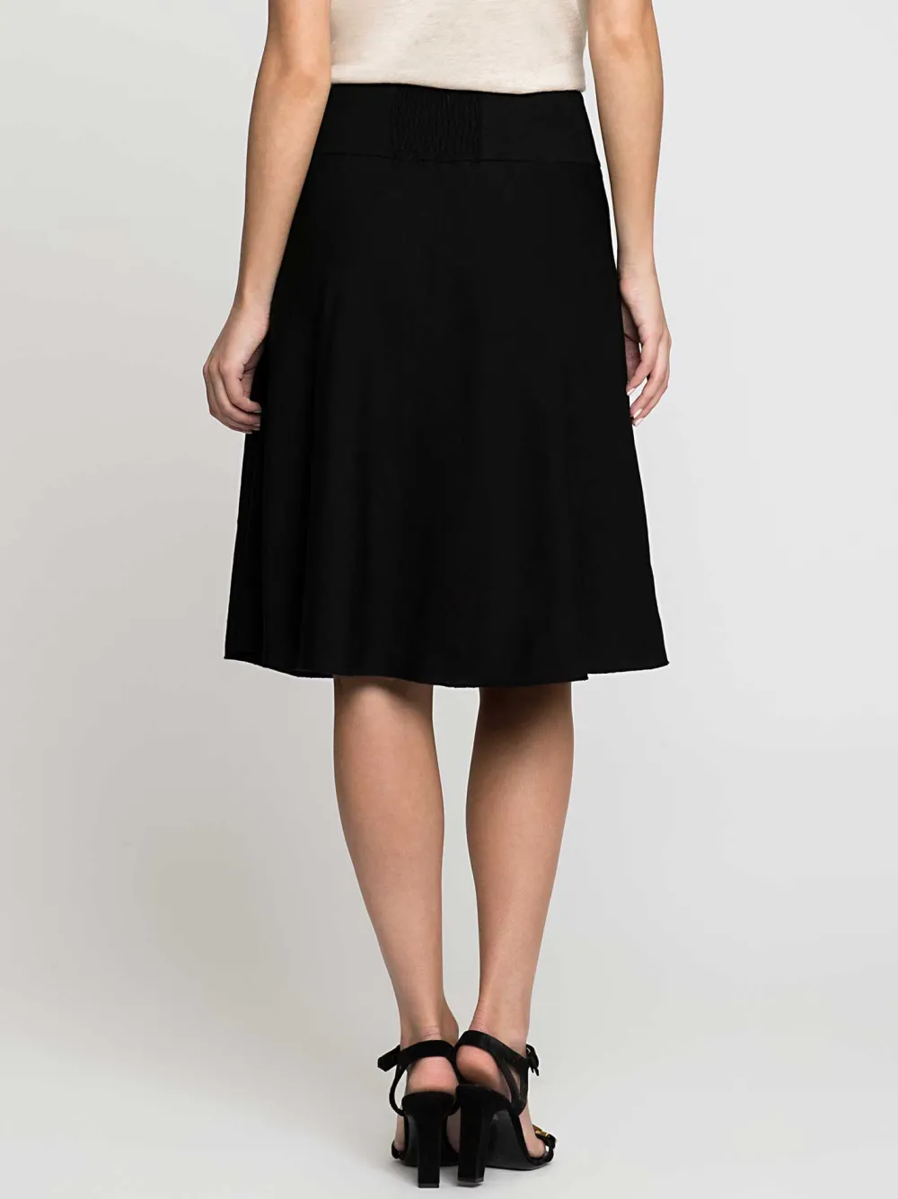 Best NIC+ZOE Summer Fling Flirt Skirt Black Onyx