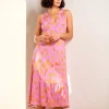 Best NIC+ZOE Summer Heat Dress Pink Multi