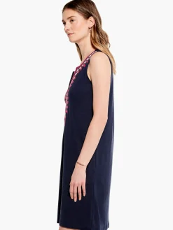 Best NIC+ZOE Summer Retreat Dress Indigo Multi