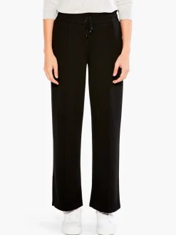 New NIC+ZOE Supersoft Wide-Leg Trouser Black Onyx