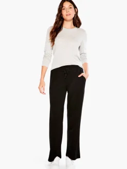 New NIC+ZOE Supersoft Wide-Leg Trouser Black Onyx