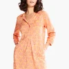 Online NIC+ZOE Swan Rays Dress Orange Multi