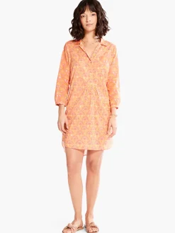 Online NIC+ZOE Swan Rays Dress Orange Multi