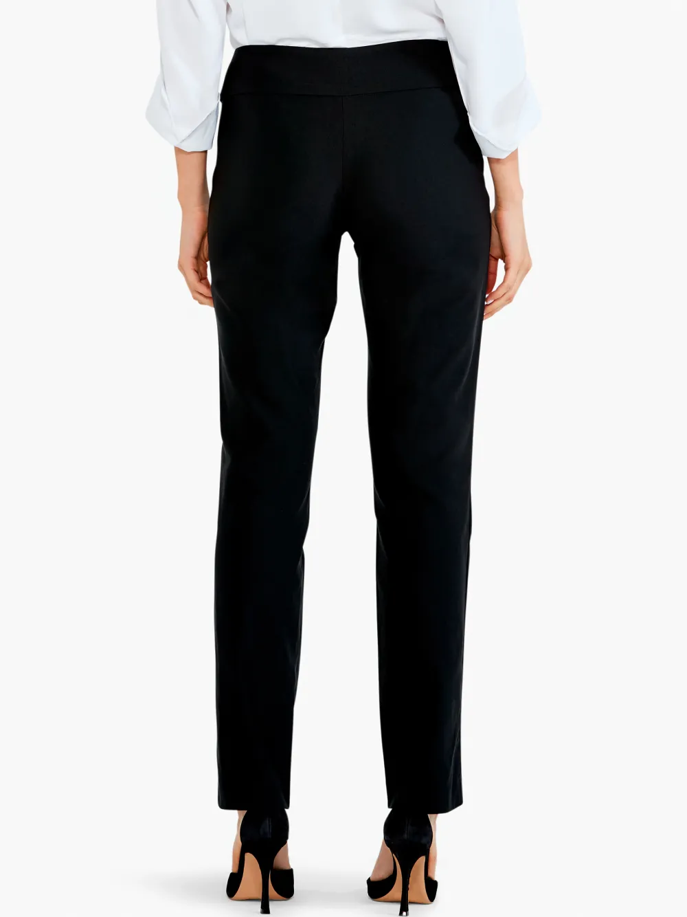 Discount NIC+ZOE Tall Wonderstretch Straight Pant Black Onyx