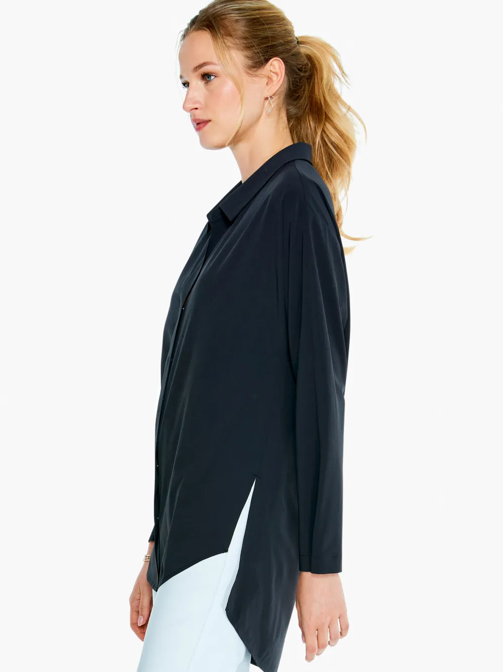 Hot NIC+ZOE Tech Stretch Shirt Black Onyx