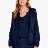 Cheap NIC+ZOE Trimmings Knit Jacket Dark Indigo
