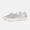 Flash Sale NIC+ZOE Tulip Metallic Sneaker Silver