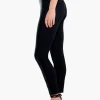 Cheap NIC+ZOE Vegan Leather 50/50 Legging Black Onyx