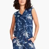 Shop NIC+ZOE Vintage Botanical Tank Blue Multi
