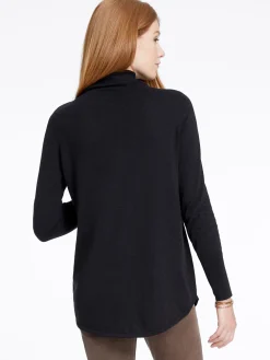 Shop NIC+ZOE Vital Turtleneck Sweater Black Onyx