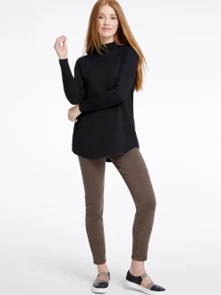 Fashion NIC+ZOE Vital Turtleneck Sweater Black Onyx
