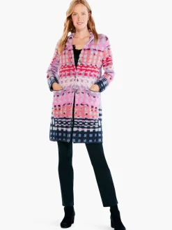 Cheap NIC+ZOE Winter Heat Coat Pink Multi
