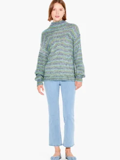 Outlet NIC+ZOE Winter Solstice Sweater Blue Mix