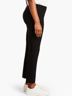 Outlet NIC+ZOE Wonderstretch Straight Ankle Pant Black Onyx