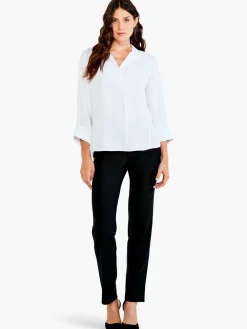 Best NIC+ZOE Wonderstretch Straight Pant Black Onyx