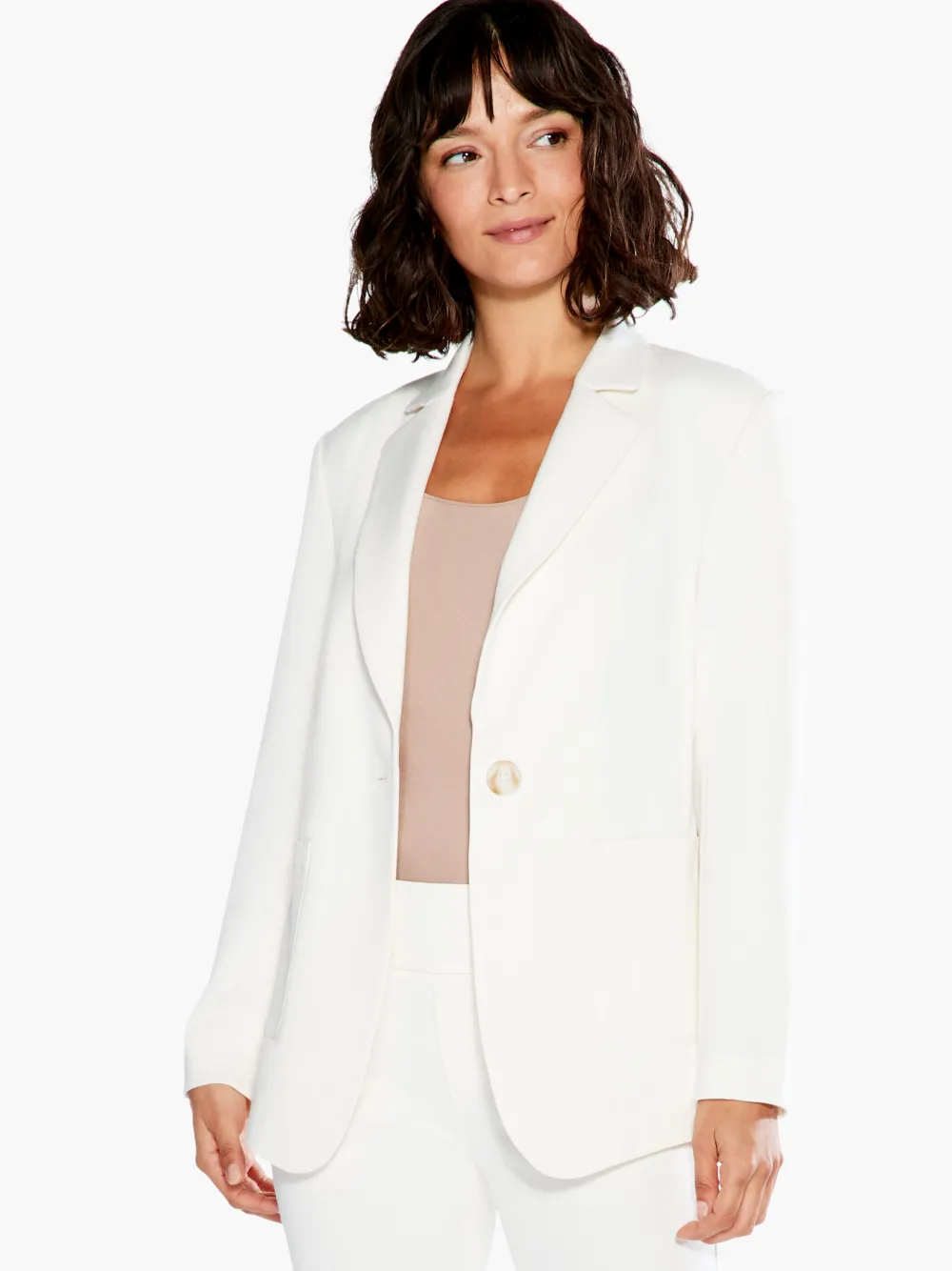Discount NIC+ZOE Work It Blazer Cream