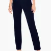 Cheap NIC+ZOE Work It Straight Leg Trouser Dark Indigo