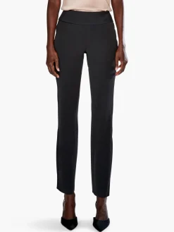 Cheap NIC+ZOE Work It Straight-Leg Trouser Black Onyx