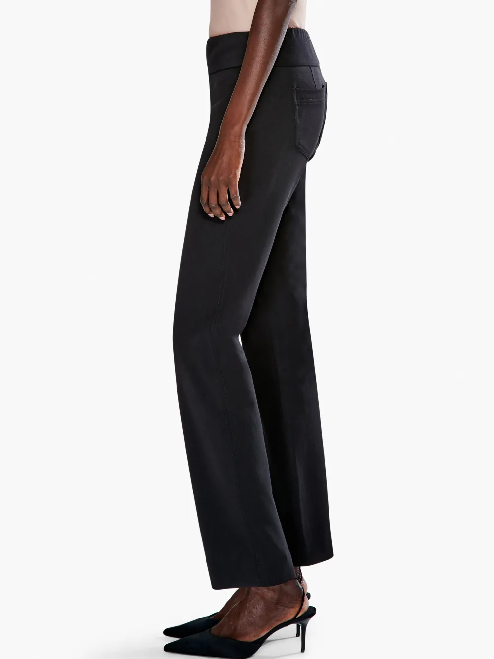 Cheap NIC+ZOE Work It Straight-Leg Trouser Black Onyx