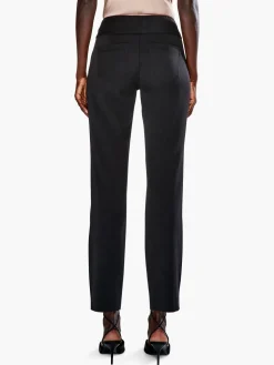 Cheap NIC+ZOE Work It Straight-Leg Trouser Black Onyx