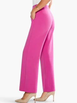 Sale NIC+ZOE Work It Wide Leg Pocket Trouser Orchid Petal