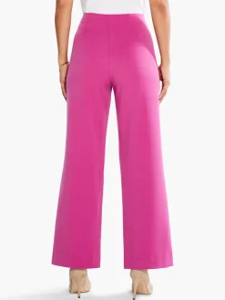 Sale NIC+ZOE Work It Wide Leg Pocket Trouser Orchid Petal