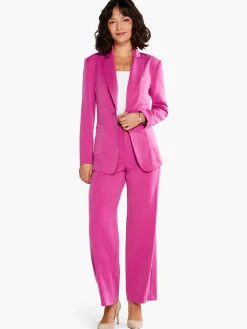 Sale NIC+ZOE Work It Wide Leg Pocket Trouser Orchid Petal