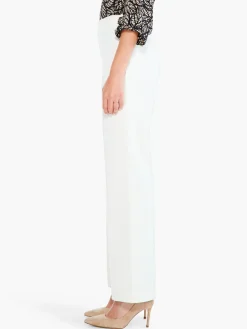 Sale NIC+ZOE Work It Wide-Leg Trouser Cream