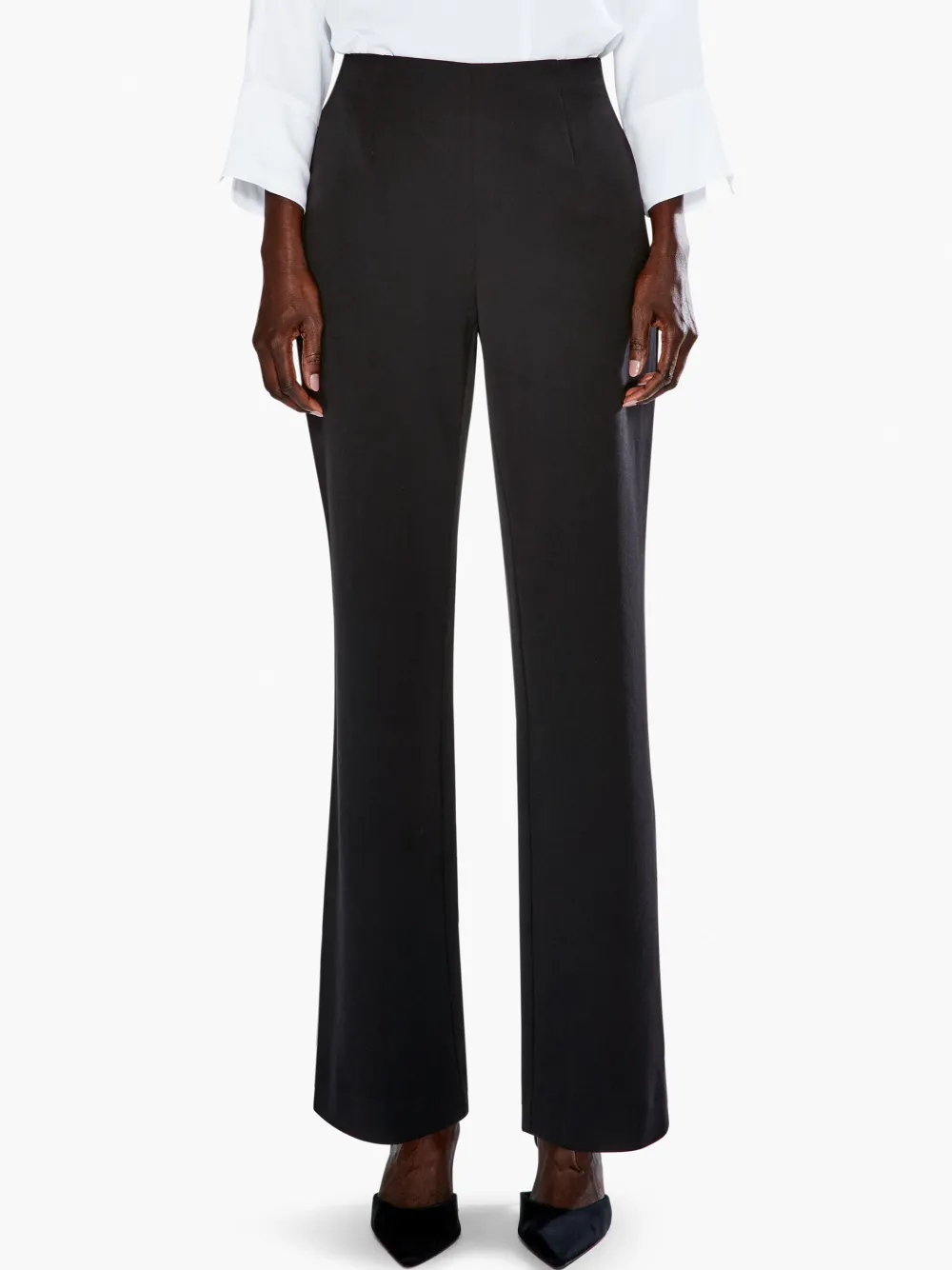 Hot NIC+ZOE Work It Wide-Leg Trouser Black Onyx
