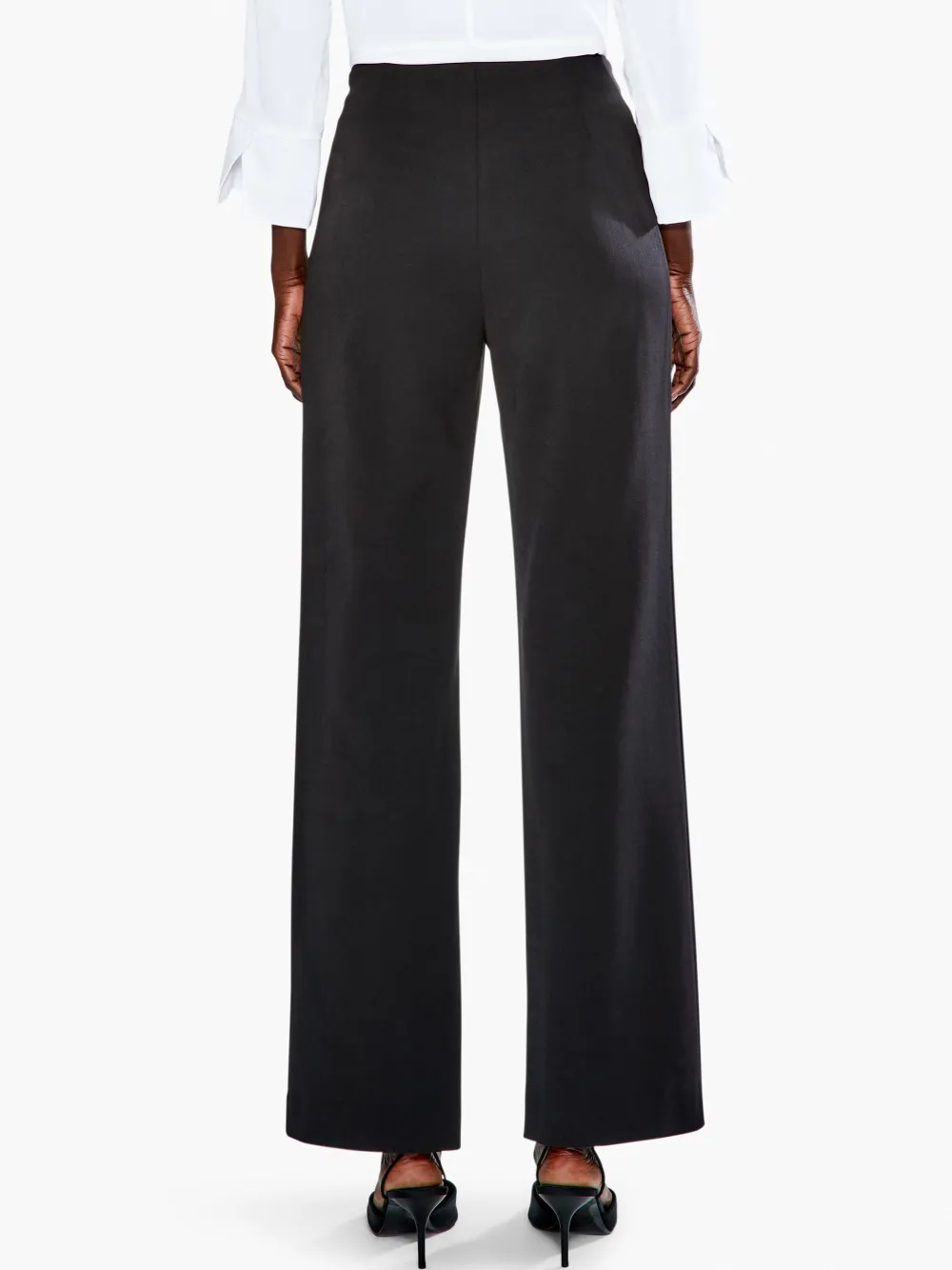 Discount NIC+ZOE Work It Wide-Leg Trouser Black Onyx