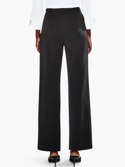 Discount NIC+ZOE Work It Wide-Leg Trouser Black Onyx